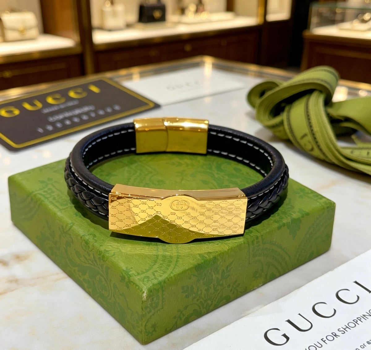 Gucci Anger Forest Distressed Vintage Silver-Tone Vintage-Inspired Bracelet – Style 27 - image 4