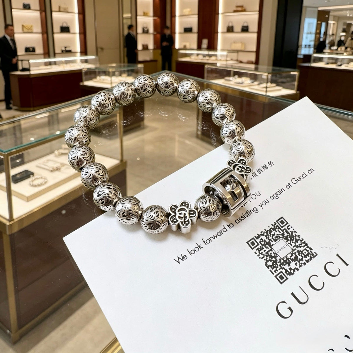 Gucci Anger Forest Distressed Vintage-Inspired Unisex Bracelet – Style 03 - image 7