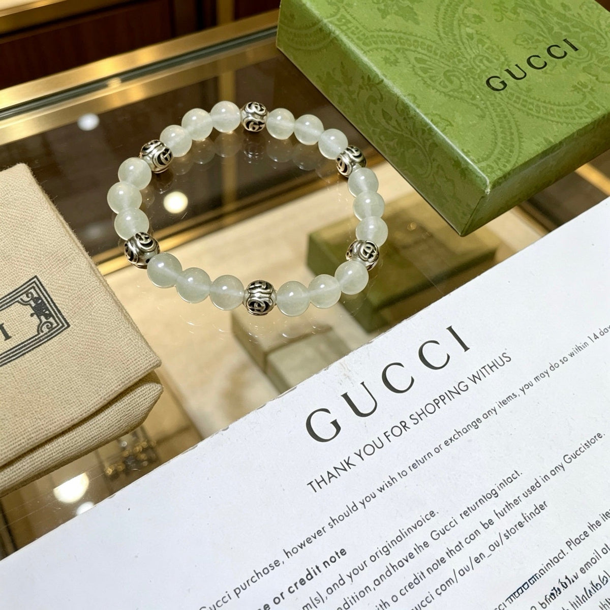 Gucci Anger Forest Crystal Distressed Unisex Bracelet – Style 14 - image 2