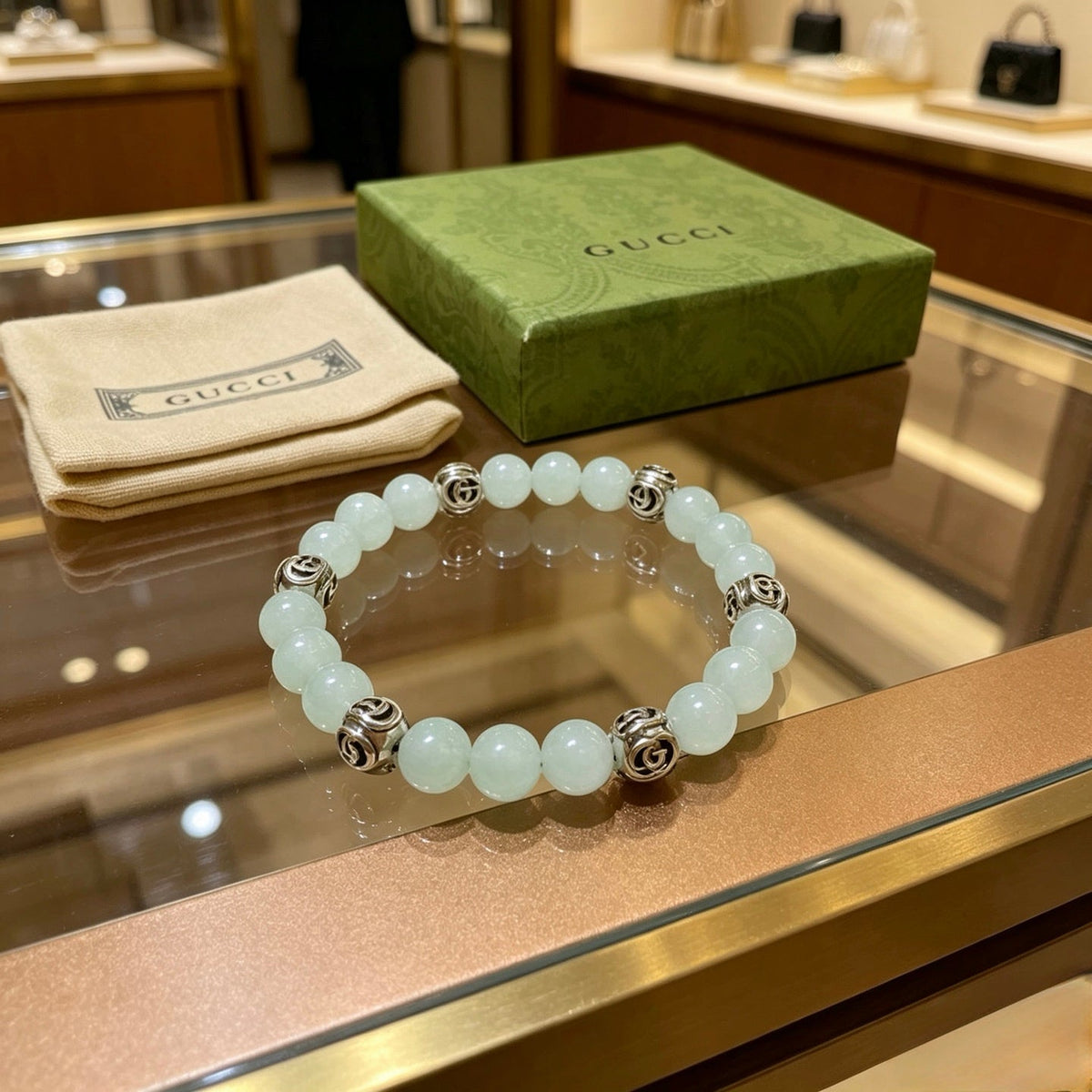 Gucci Anger Forest Crystal Distressed Unisex Bracelet – Style 13 - image 4