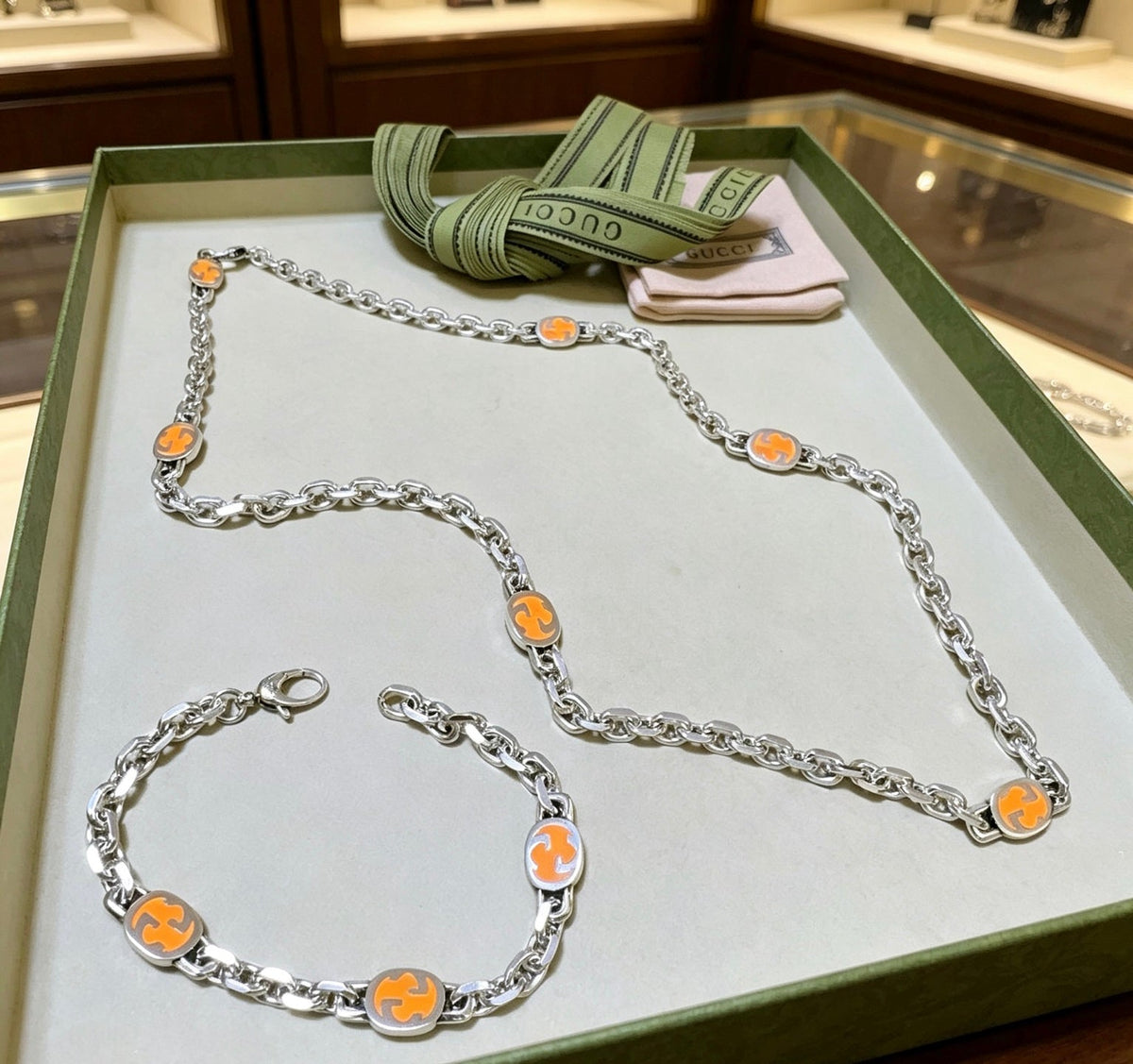 Gucci Anger Forest Distressed Vintage-Inspired Jewelry Set – Style 04 - image 3