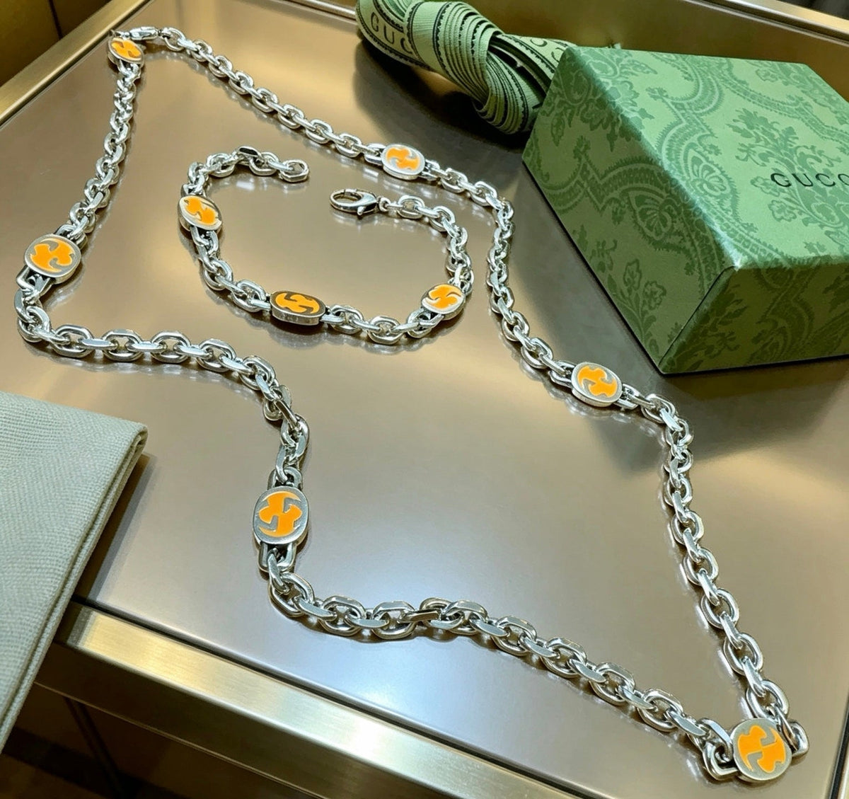 Gucci Anger Forest Distressed Vintage-Inspired Jewelry Set – Style 03 - image 6