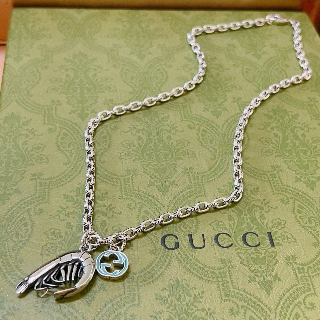 Gucci Anger Forest Chain Distressed Vintage-Inspired Pendant – Style 07 - image 9
