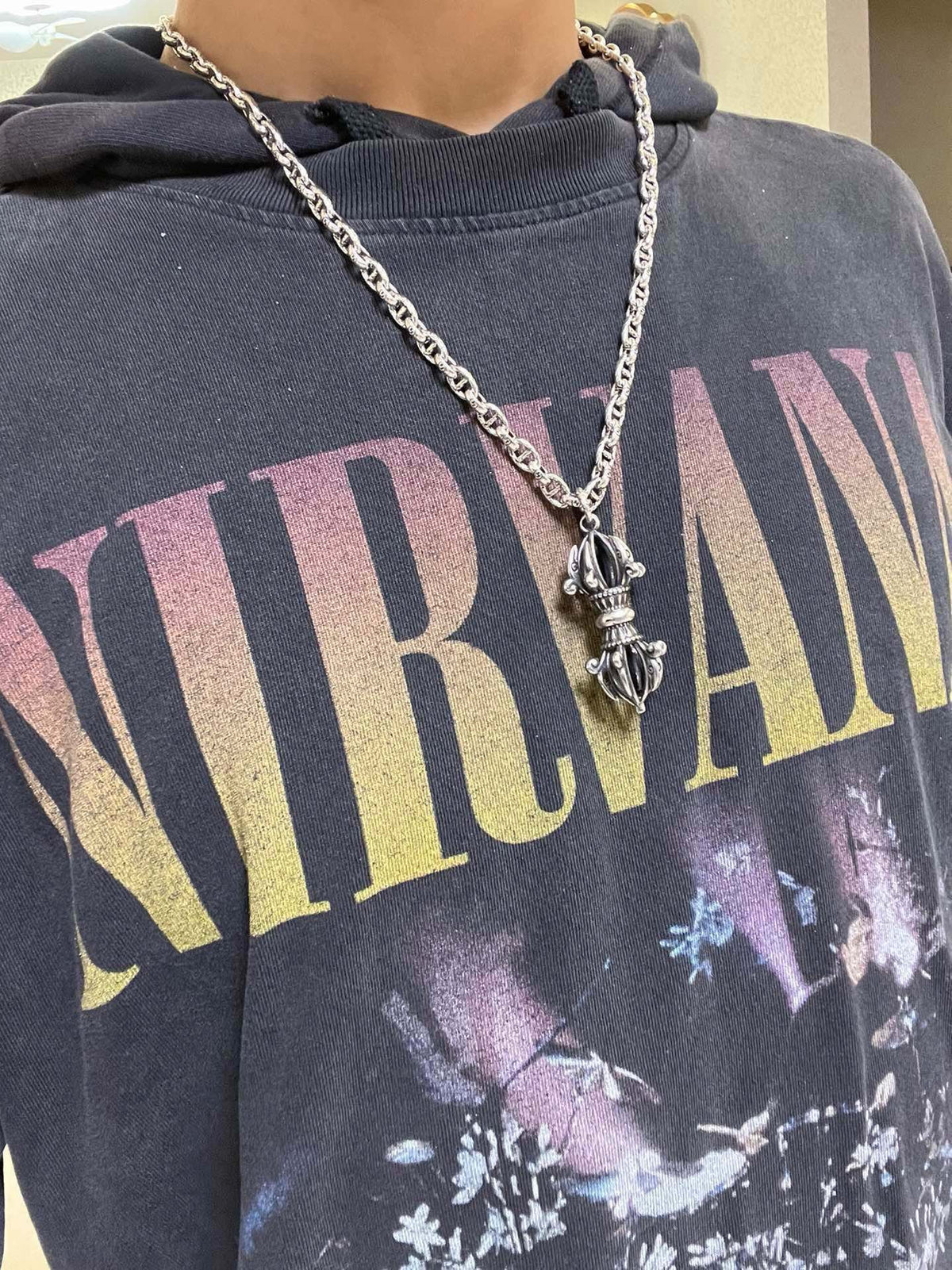 Gucci Anger Forest Chain Distressed Vintage-Inspired Necklace – Style 61 - image 4
