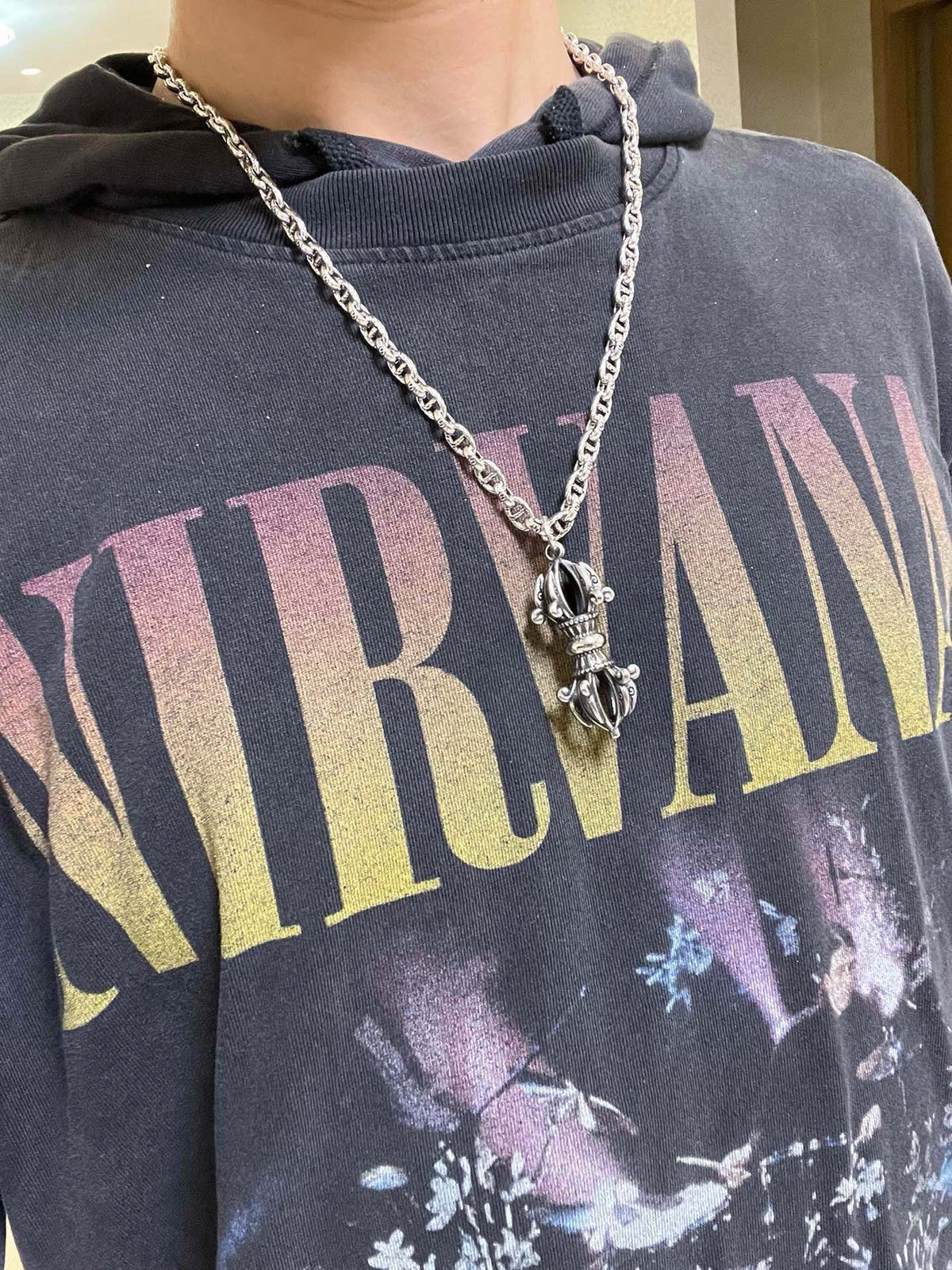 Gucci Anger Forest Chain Distressed Vintage-Inspired Necklace – Style 61 - image 7