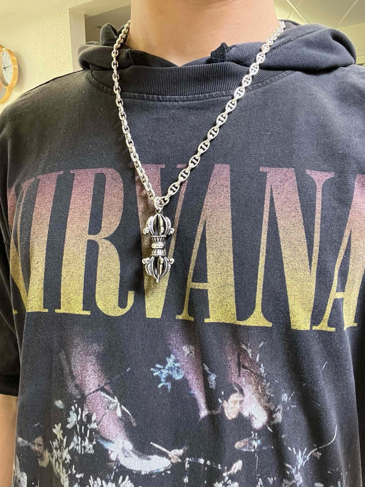 Gucci Anger Forest Chain Distressed Vintage-Inspired Necklace – Style 61 - image 3