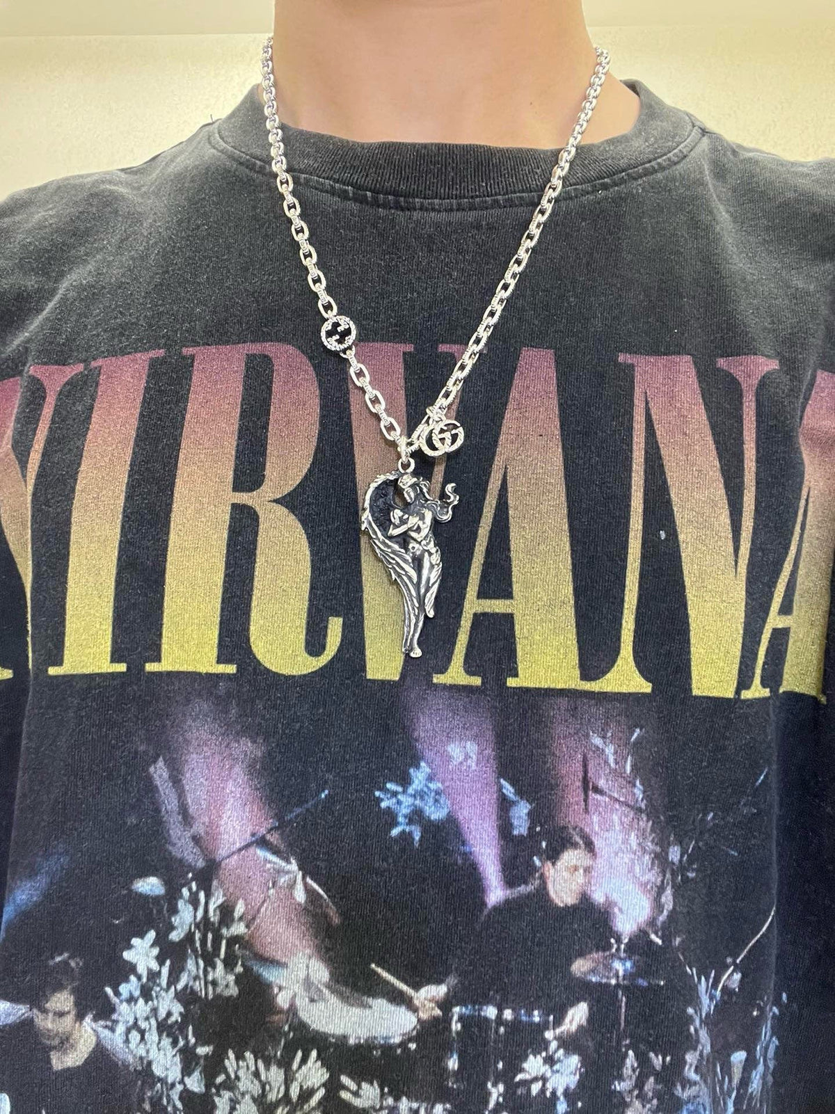 Gucci Anger Forest Chain Distressed Vintage-Inspired Necklace – Style 60 - image 6