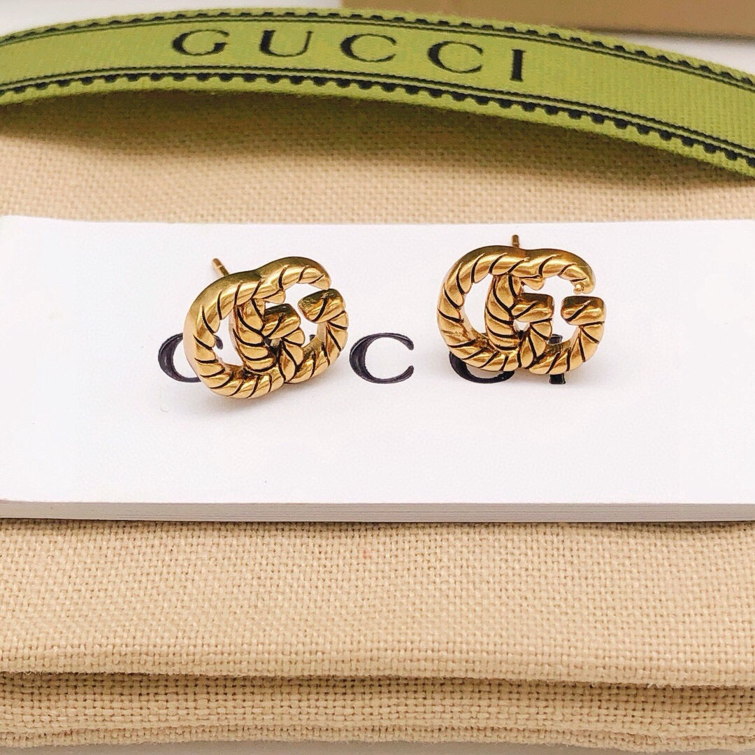 Gucci Double G Stud Earrings – Style 10 - image 3