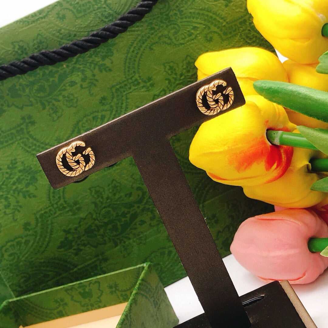 Gucci Double G Stud Earrings – Style 10 - image 4