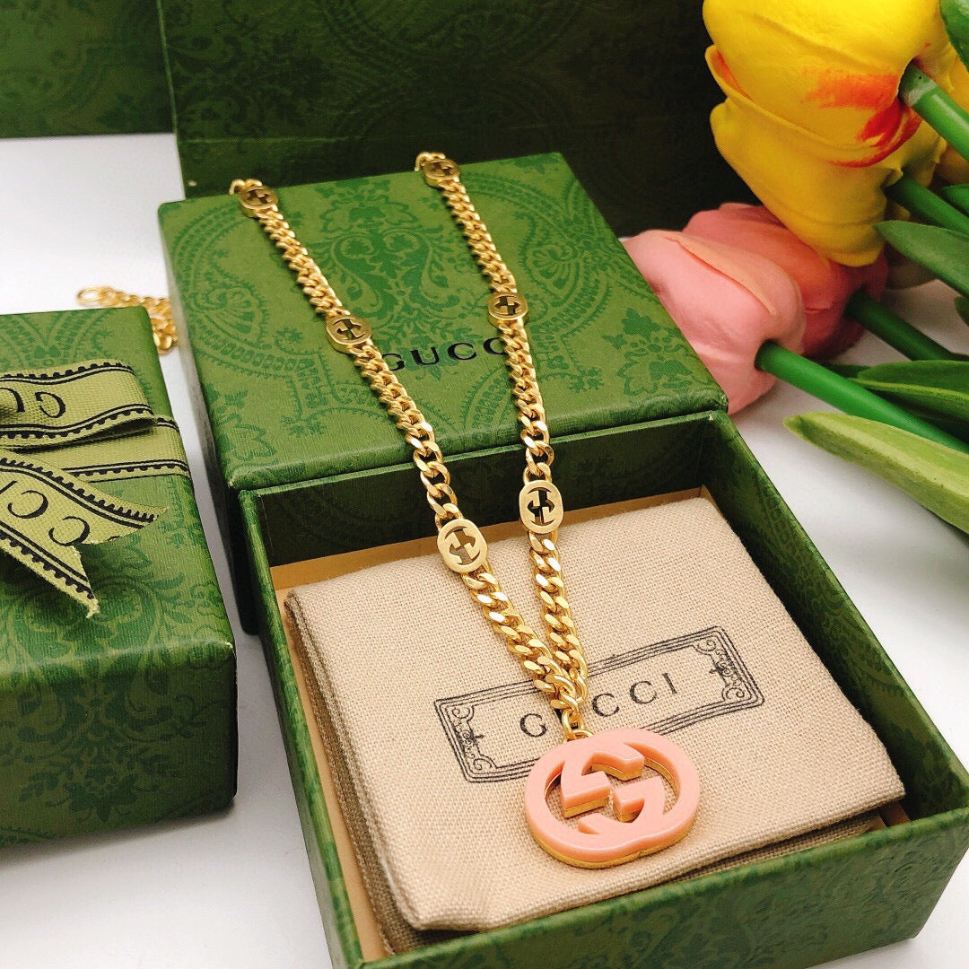 Gucci Pink Pendant - image 2