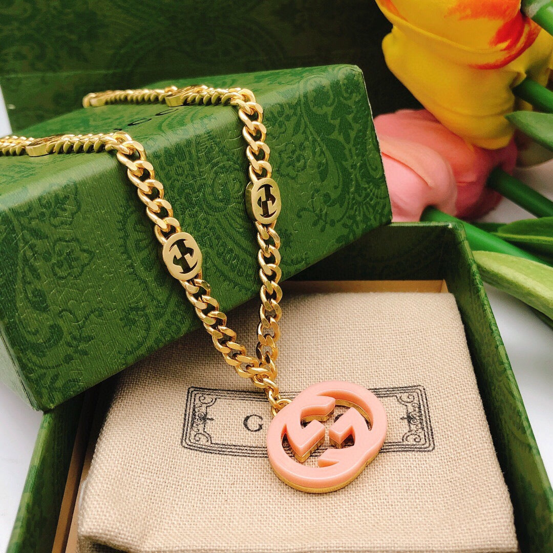 Gucci Pink Pendant - image 3