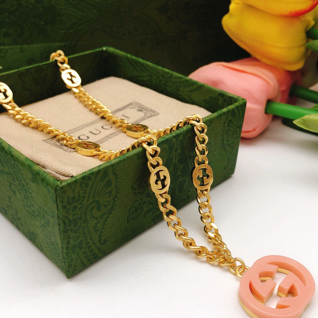 Gucci Pink Pendant - image 8