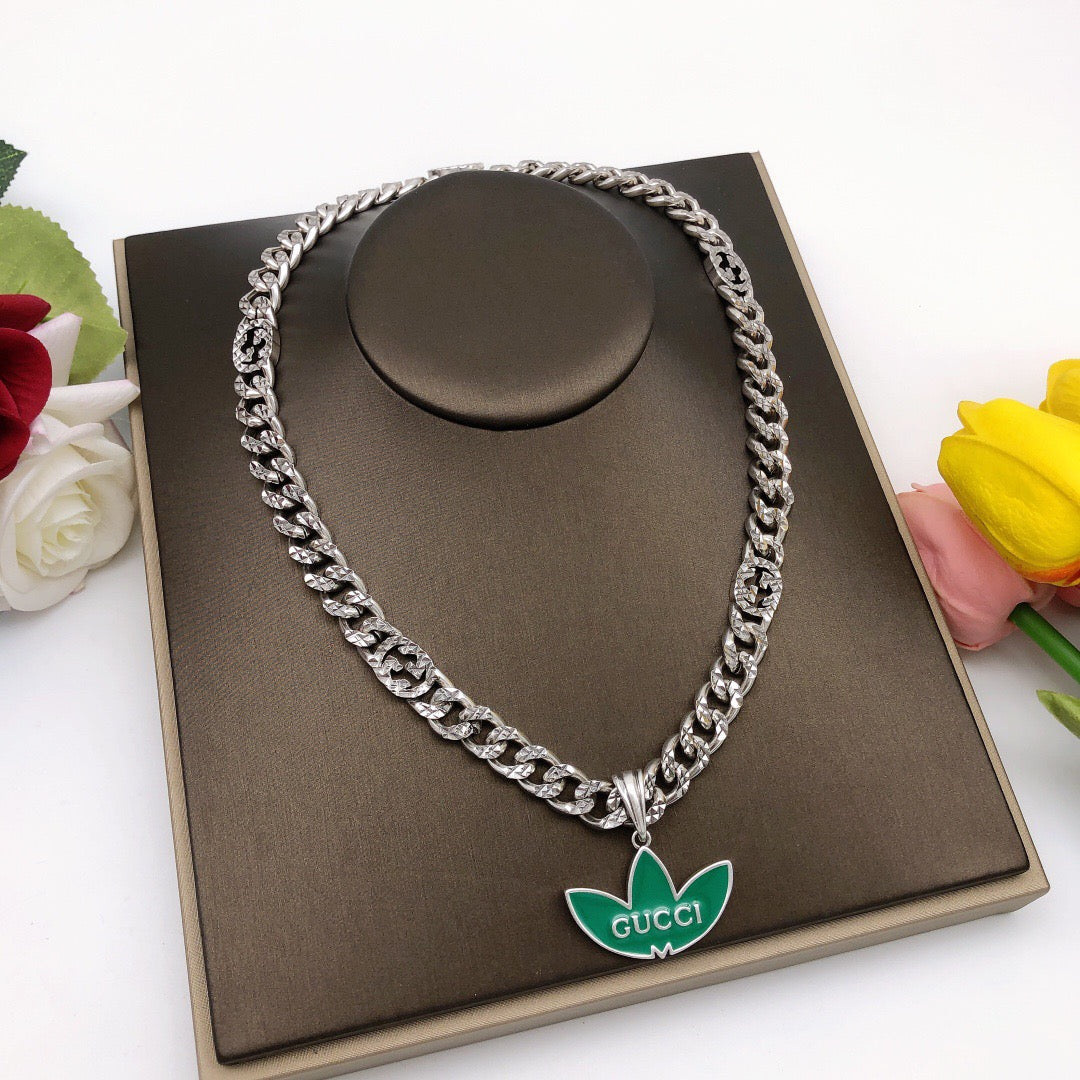Gucci Chain Red Green Necklace – Style 03 - image 9