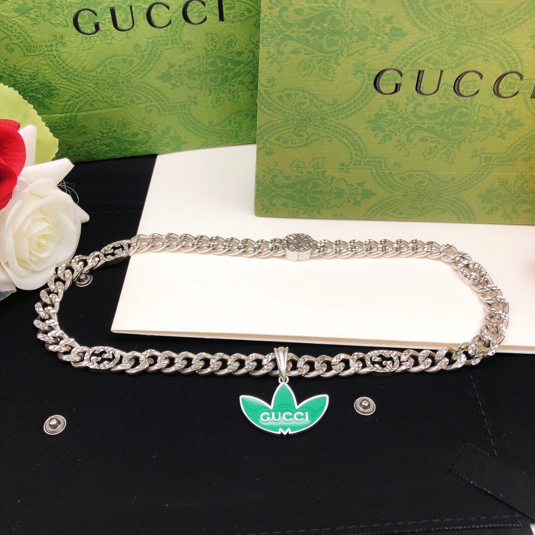Gucci Chain Red Green Necklace – Style 03 - image 2