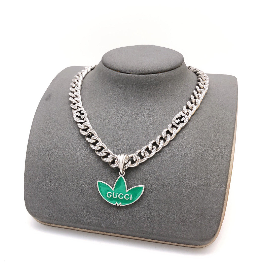 Gucci Chain Red Green Necklace – Style 03 - image 8