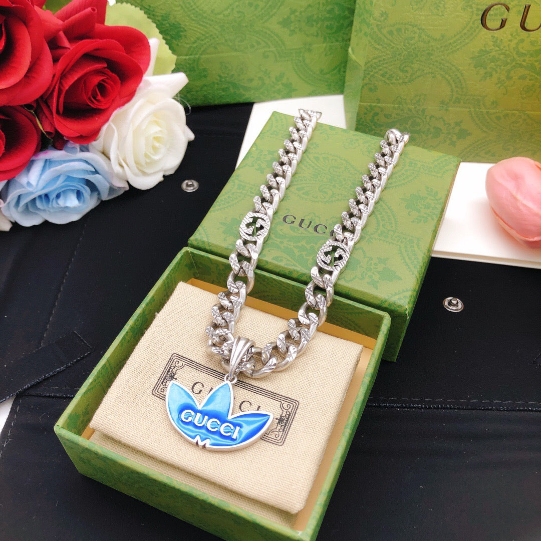 Gucci Chain Red Green Necklace – Style 02 - image 4