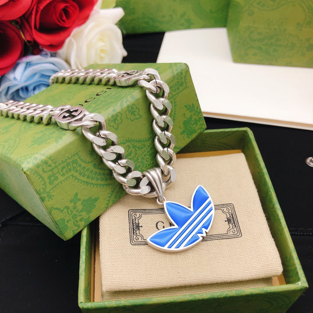 Gucci Chain Red Green Necklace – Style 02 - image 7