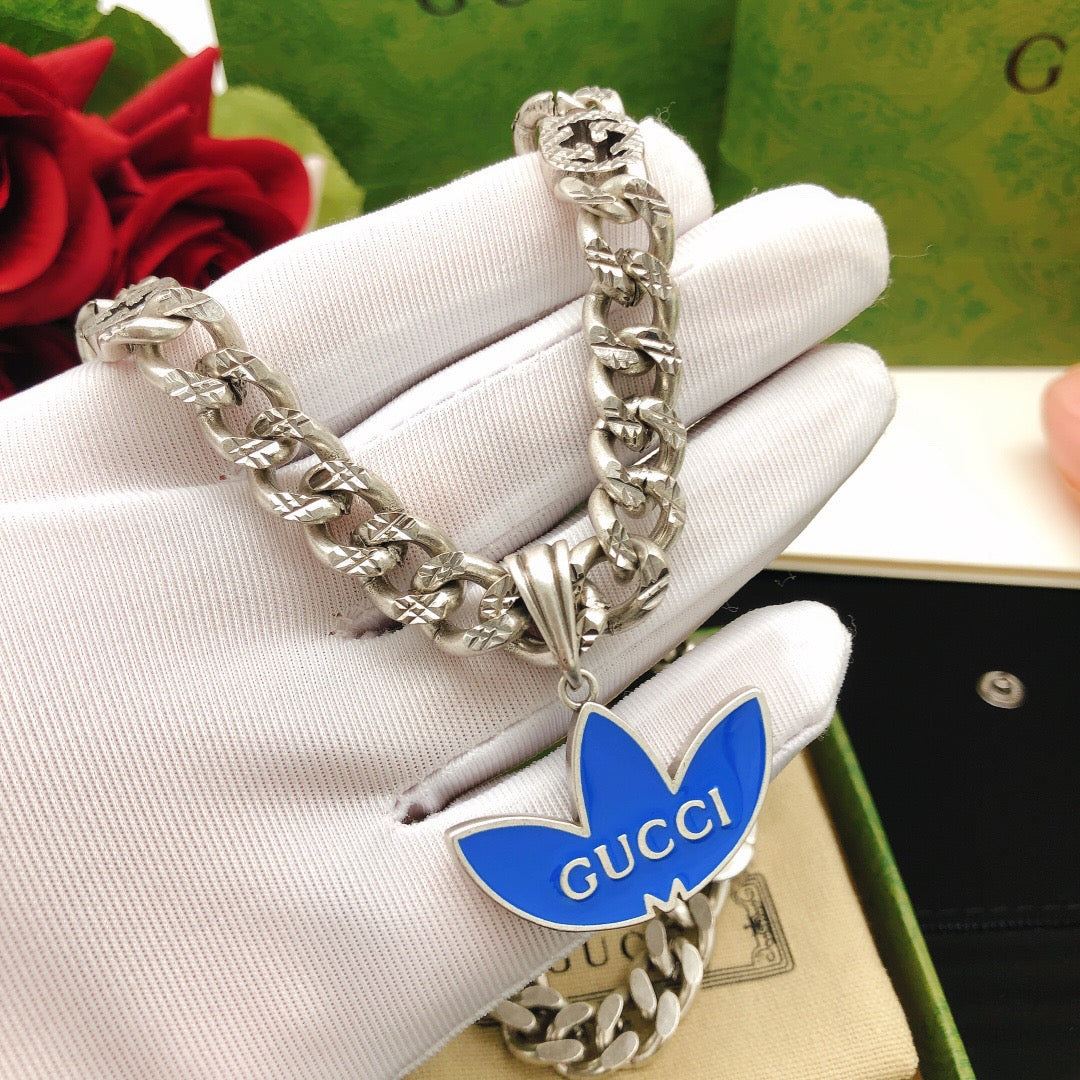 Gucci Chain Red Green Necklace – Style 02 - image 5