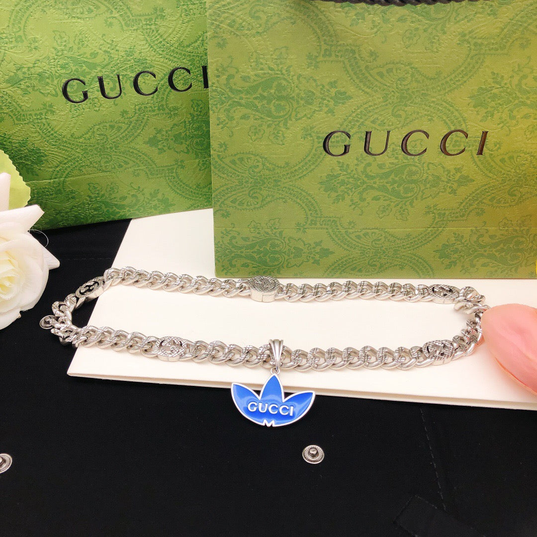Gucci Chain Red Green Necklace – Style 02 - image 6