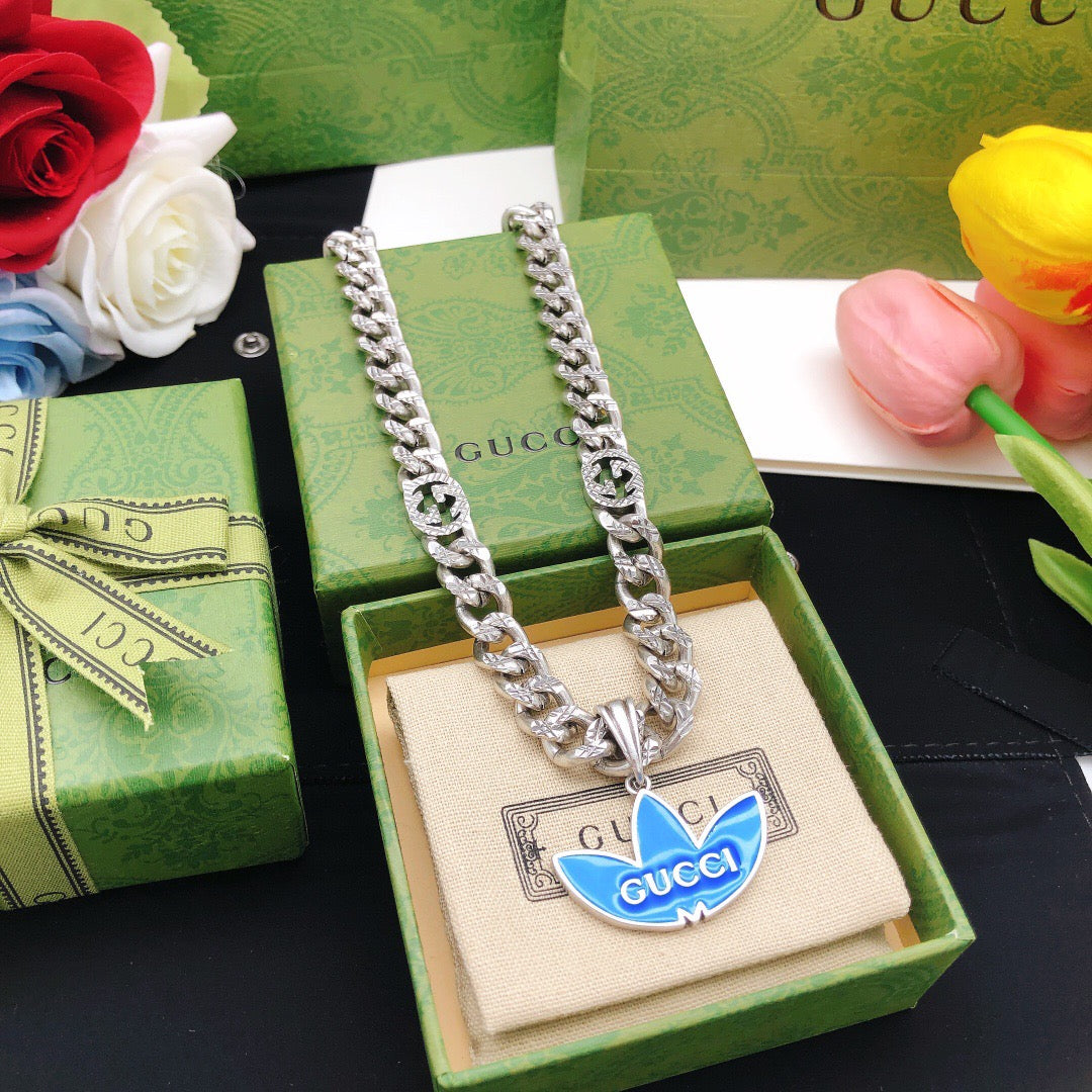 Gucci Chain Red Green Necklace – Style 02 - image 3