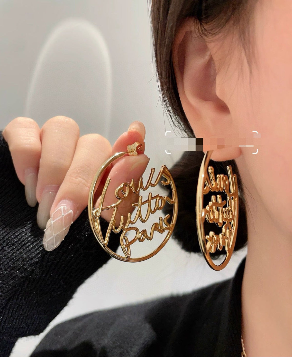 Louis Vuitton Twig Letter Stud Earrings – Style 36 - image 1