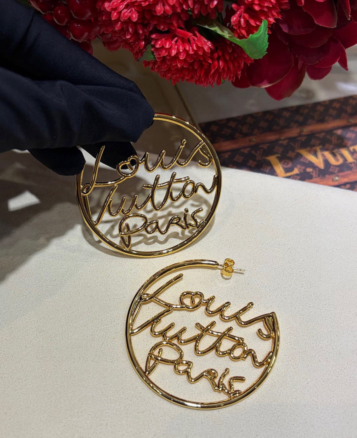 Louis Vuitton Twig Letter Stud Earrings – Style 36 - image 6