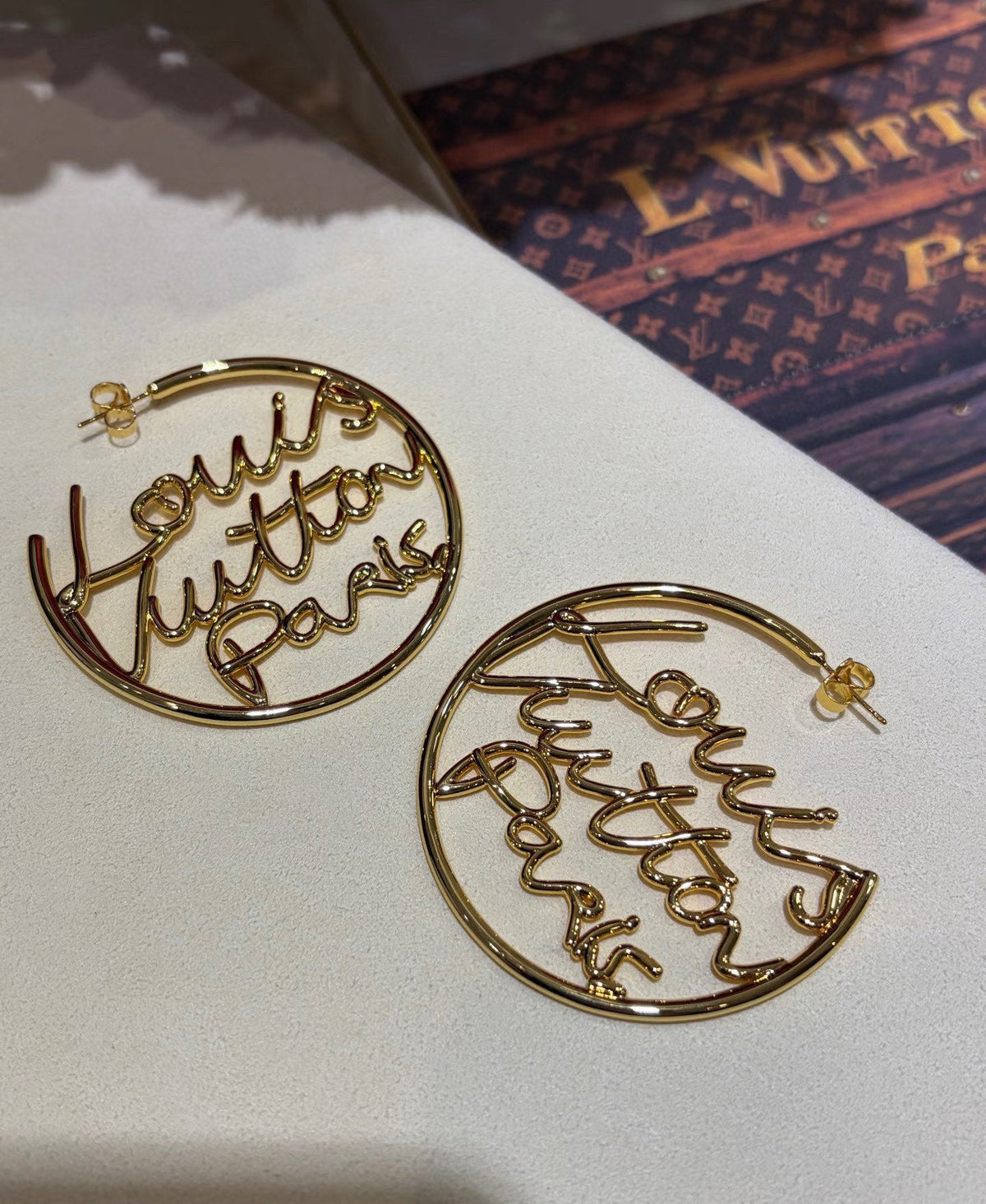 Louis Vuitton Twig Letter Stud Earrings – Style 36 - image 3