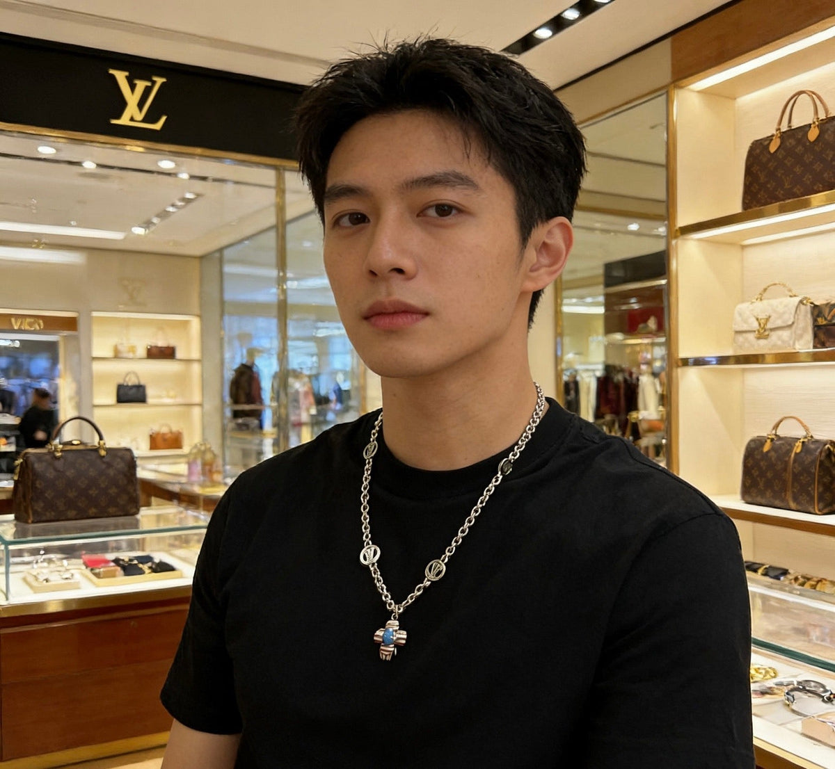 Louis Vuitton Vintage-Inspired Punk-Inspired Necklace – Style 53 - image 6