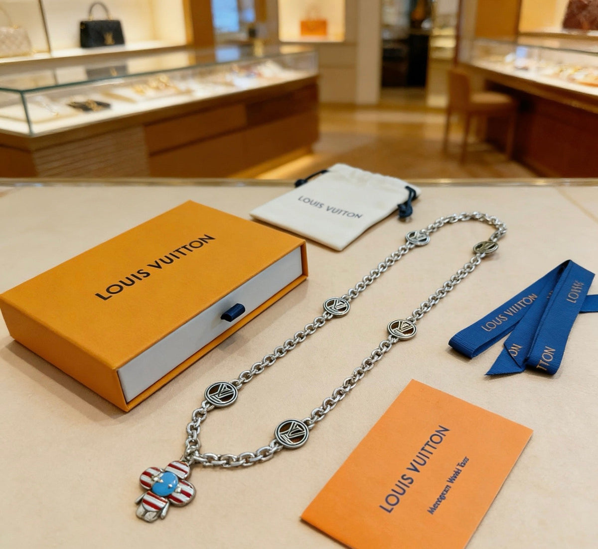 Louis Vuitton Vintage-Inspired Punk-Inspired Necklace – Style 53 - image 1