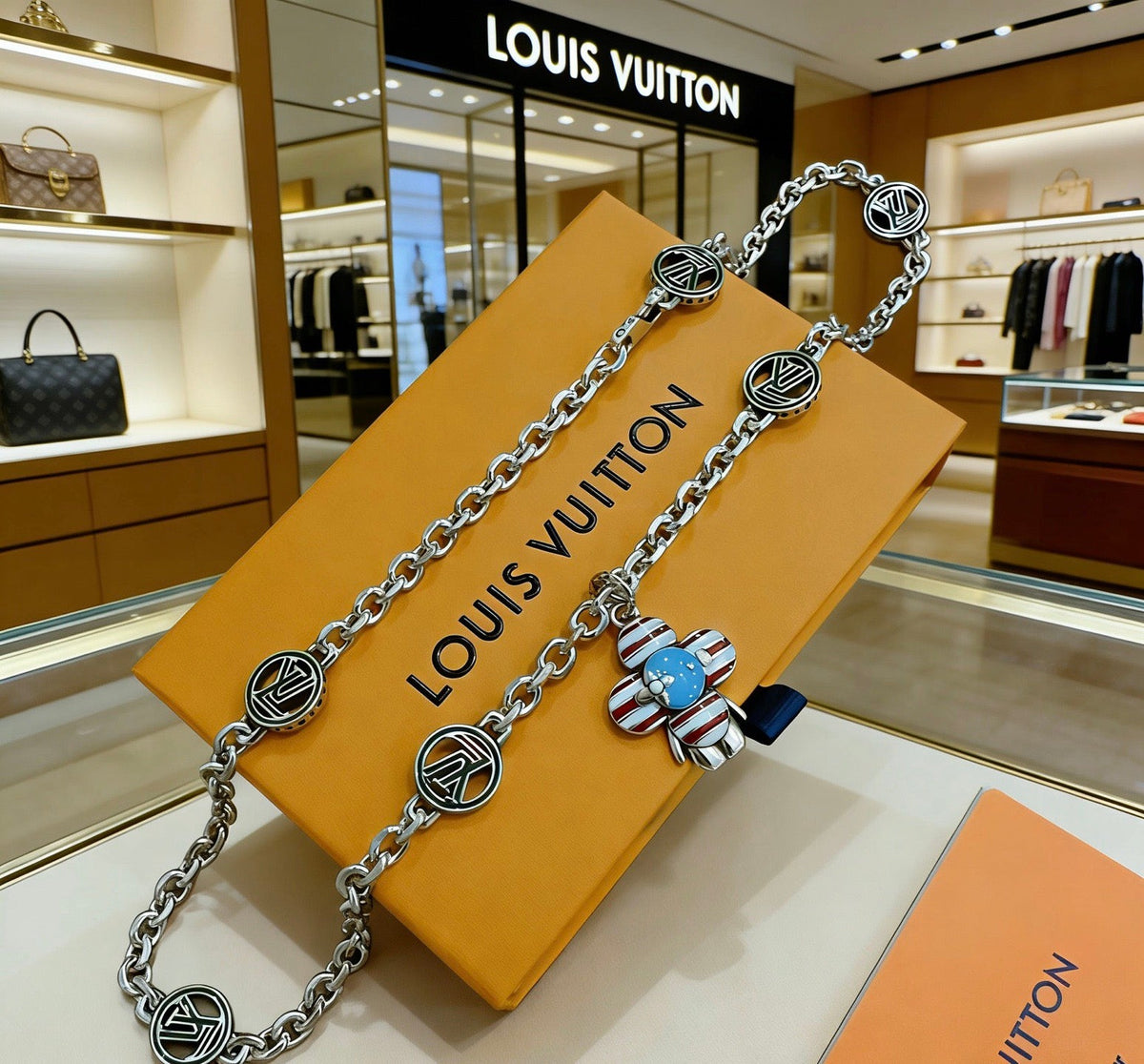 Louis Vuitton Vintage-Inspired Punk-Inspired Necklace – Style 53 - image 7