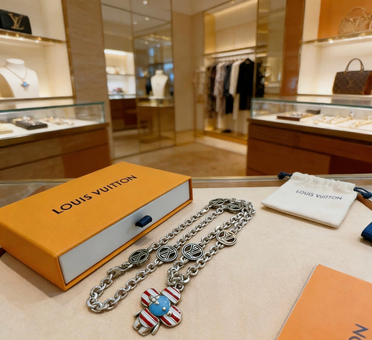 Louis Vuitton Vintage-Inspired Punk-Inspired Necklace – Style 53 - image 3