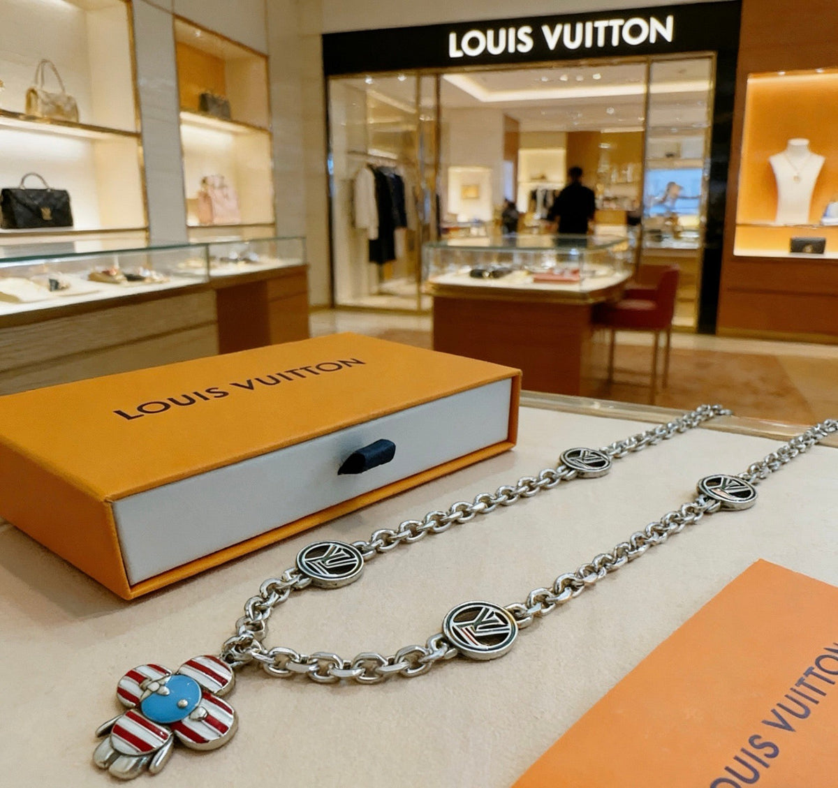 Louis Vuitton Vintage-Inspired Punk-Inspired Necklace – Style 53 - image 2