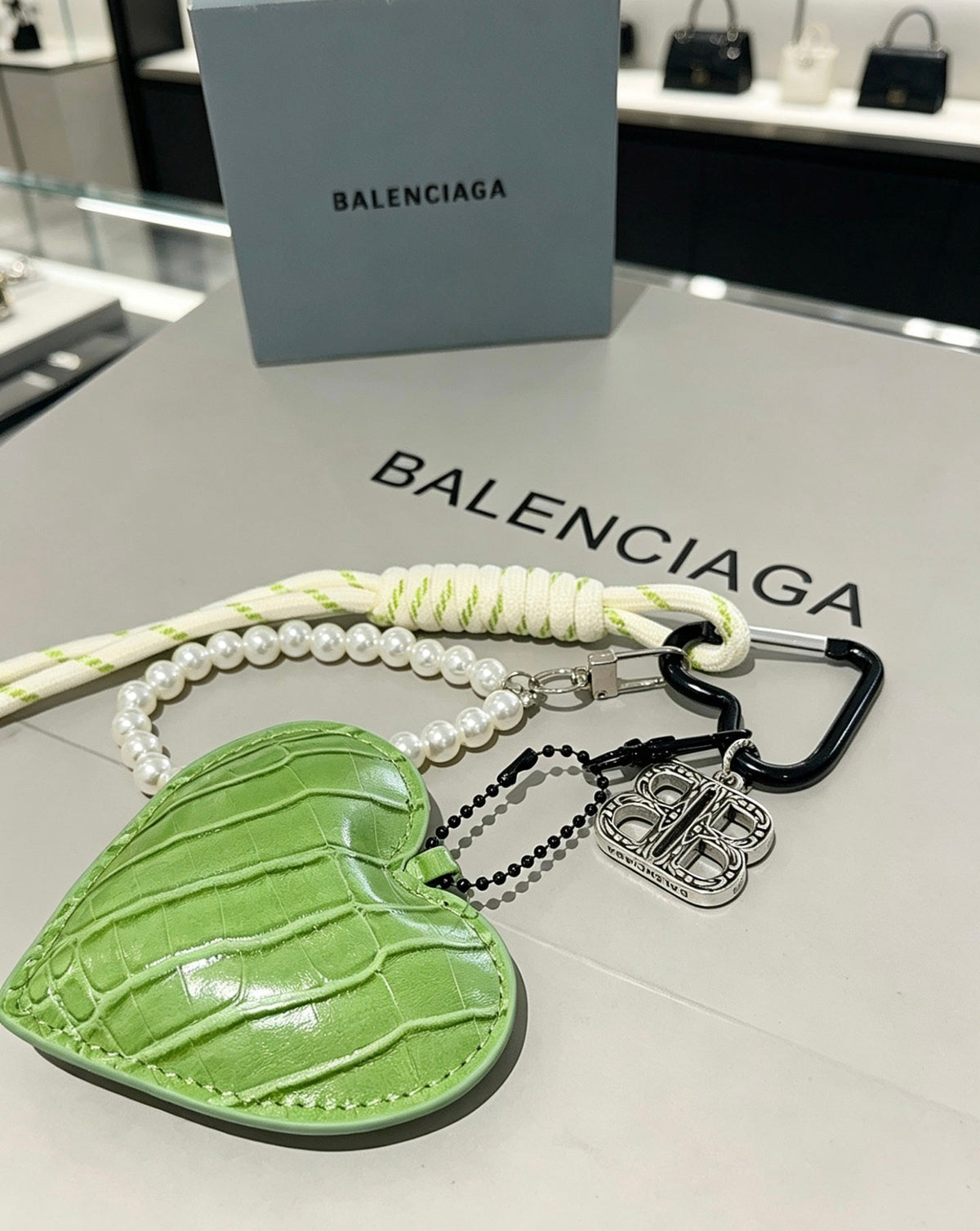 Balenciaga Distressed Keychain – Style 38 - image 2