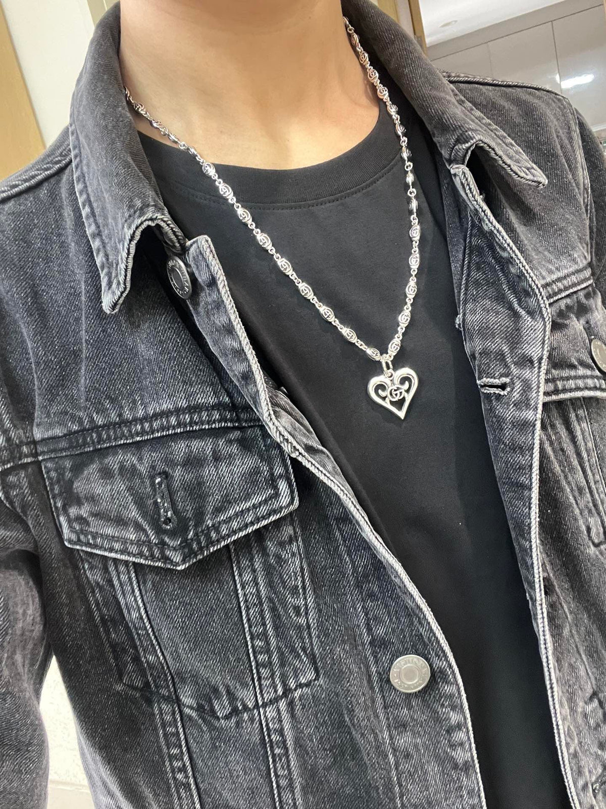 Gucci Anger Forest Chain Distressed Necklace – Style 142 - image 9
