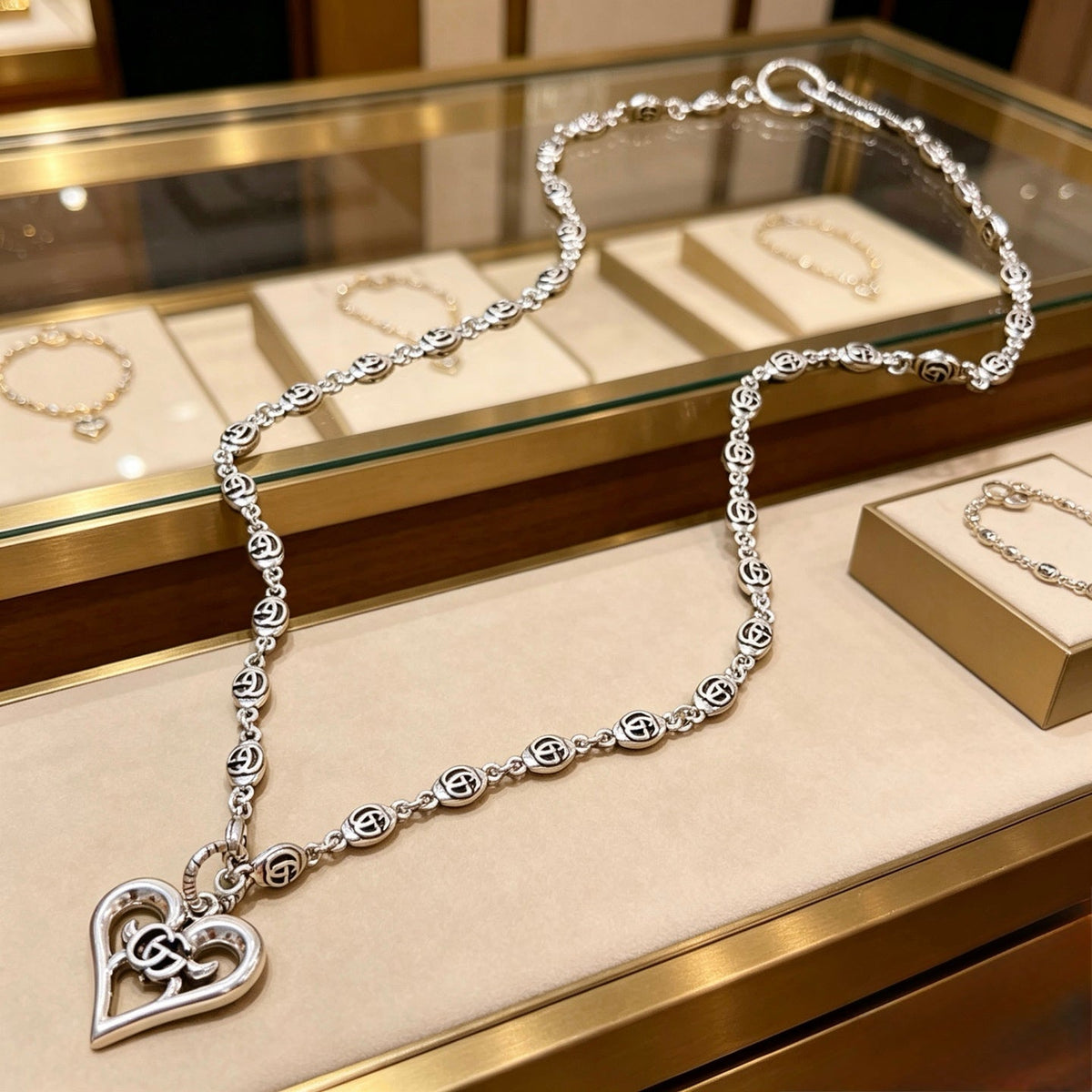 Gucci Anger Forest Chain Distressed Necklace – Style 134 - image 2