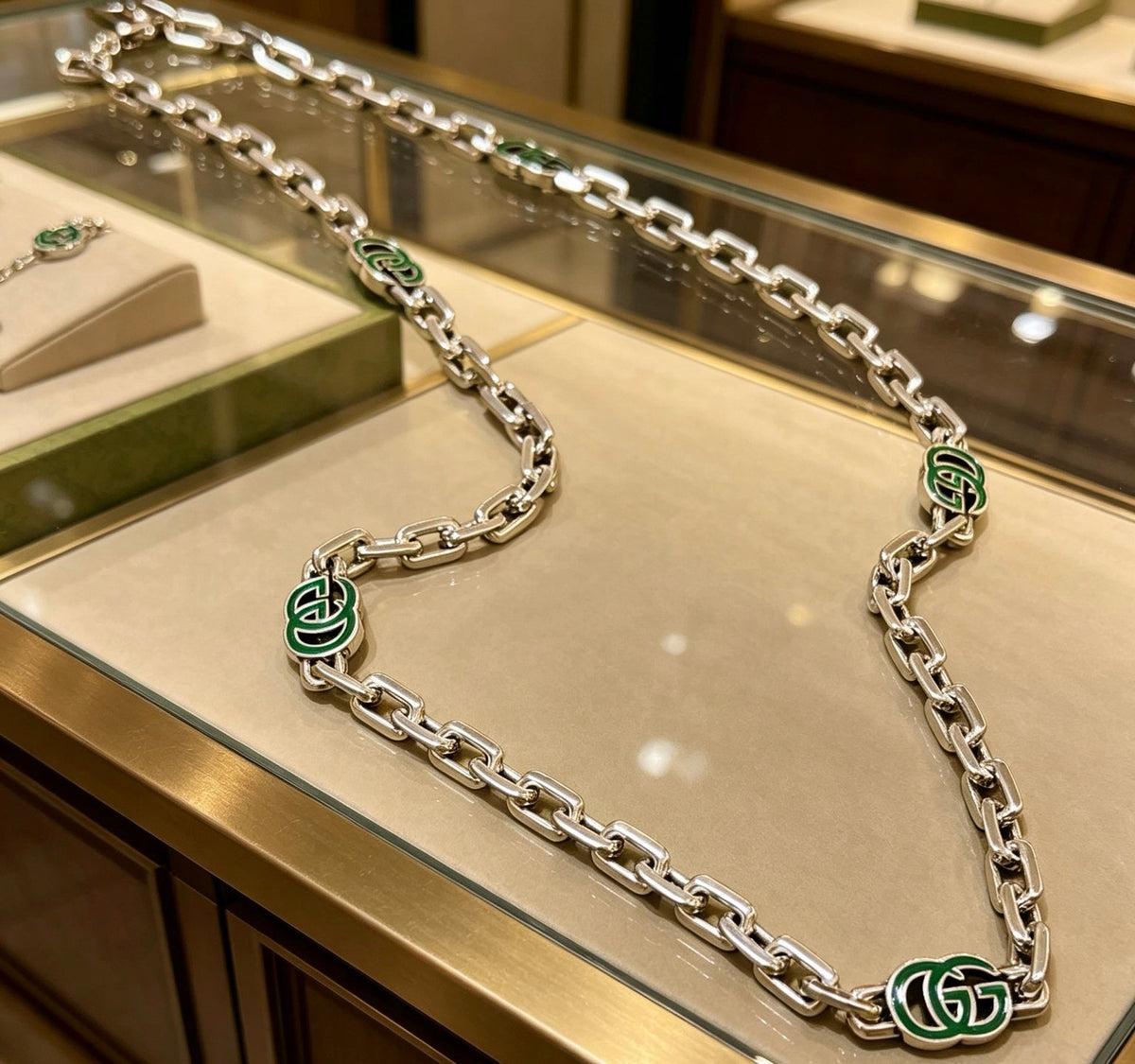 Gucci Anger Forest Chain Distressed Necklace – Style 132 - image 4