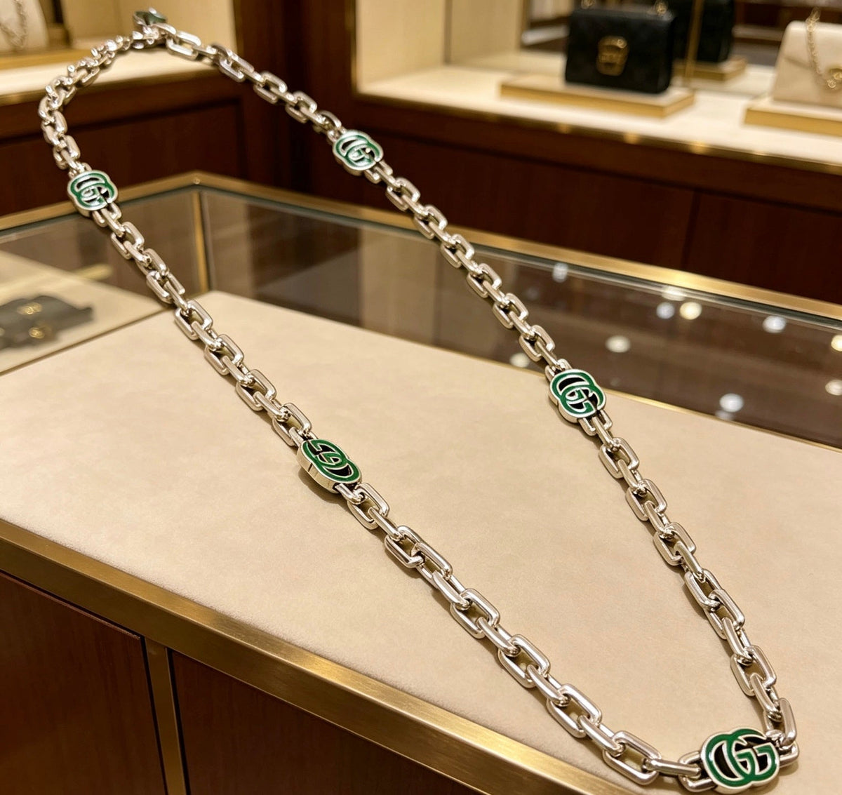 Gucci Anger Forest Chain Distressed Necklace – Style 132 - image 2