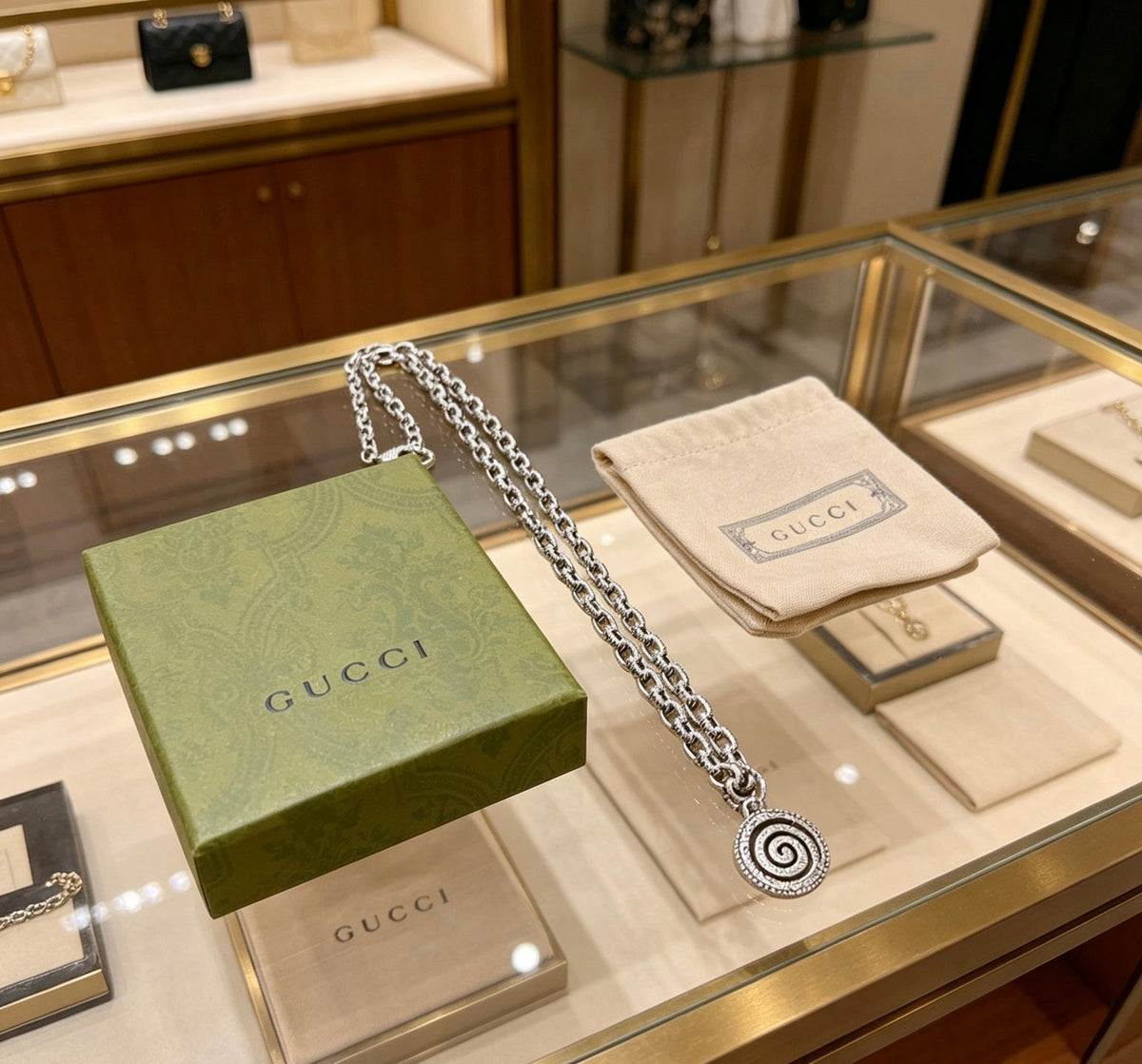 Gucci Anger Forest Chain Distressed Necklace – Style 130 - image 7