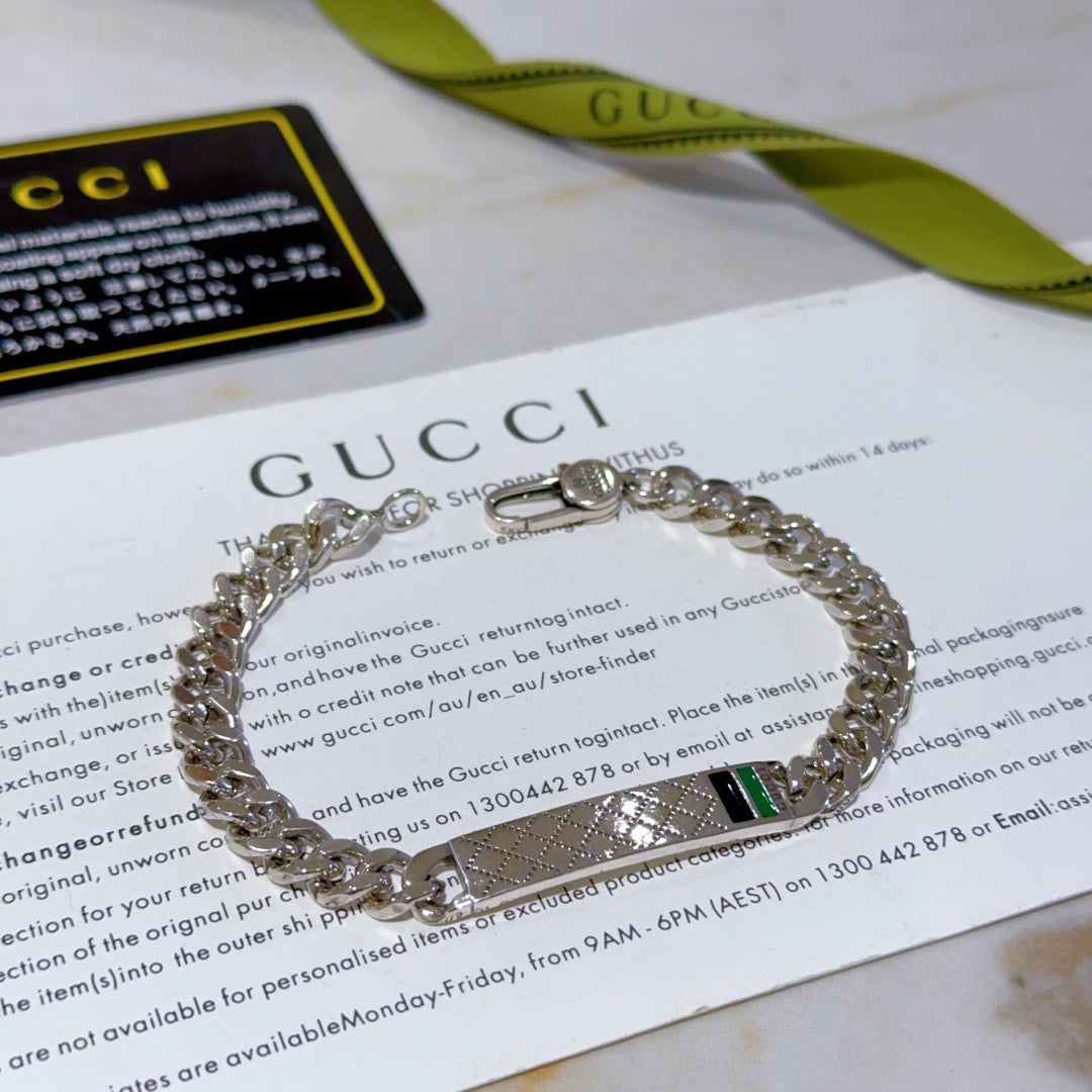 Gucci Green Unisex Bracelet – Style 02 - image 8