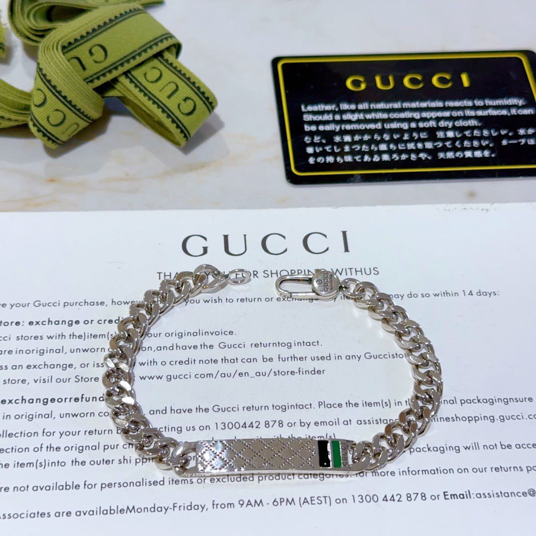 Gucci Green Unisex Bracelet – Style 02 - image 2