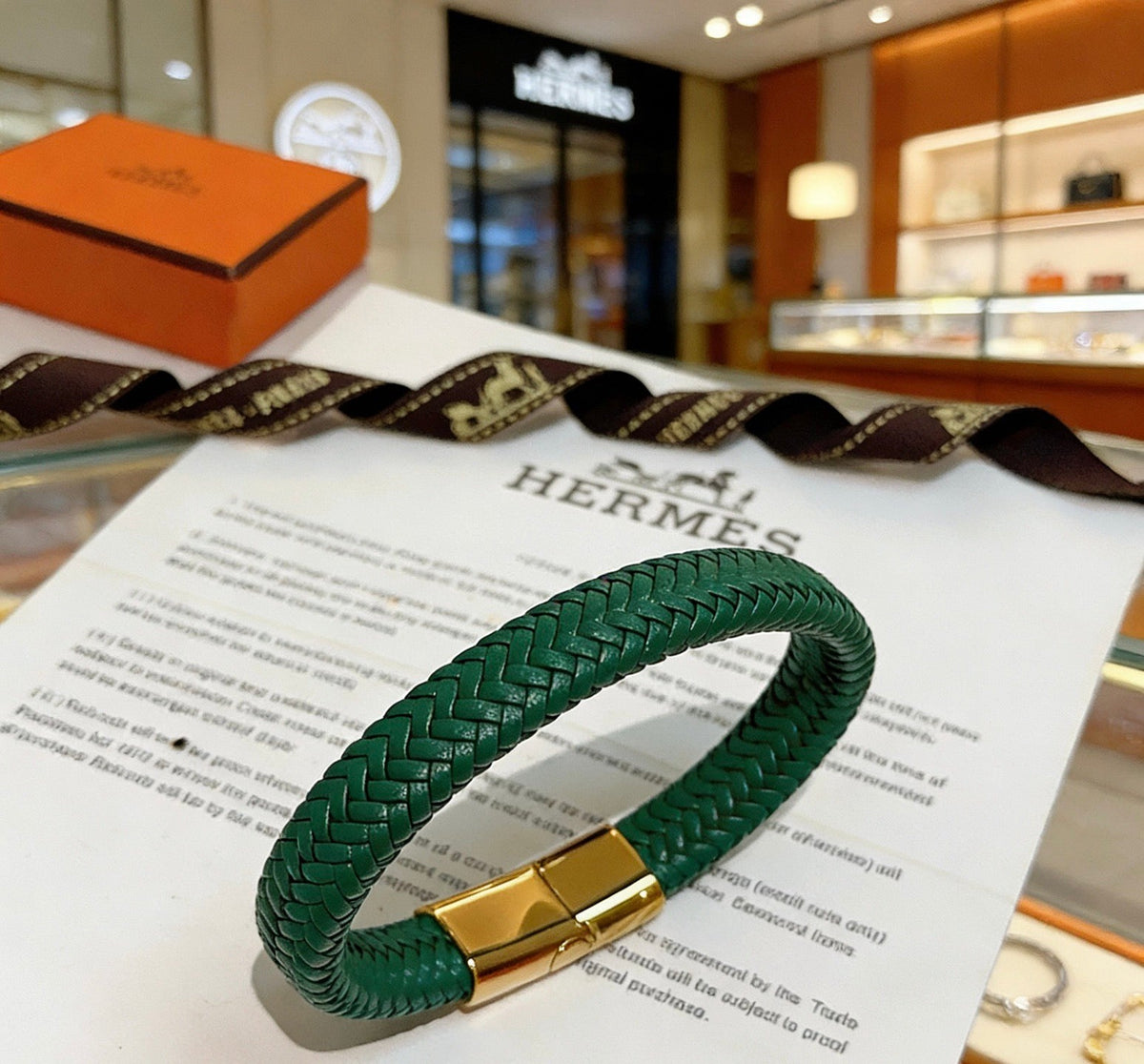 Hermès Leather Bracelet – Style 12 - image 6