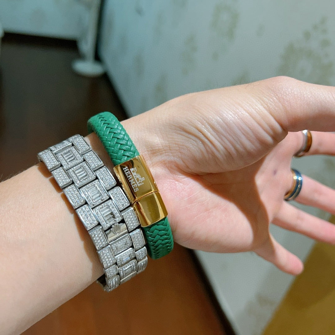 Hermès Leather Bracelet – Style 12 - image 7