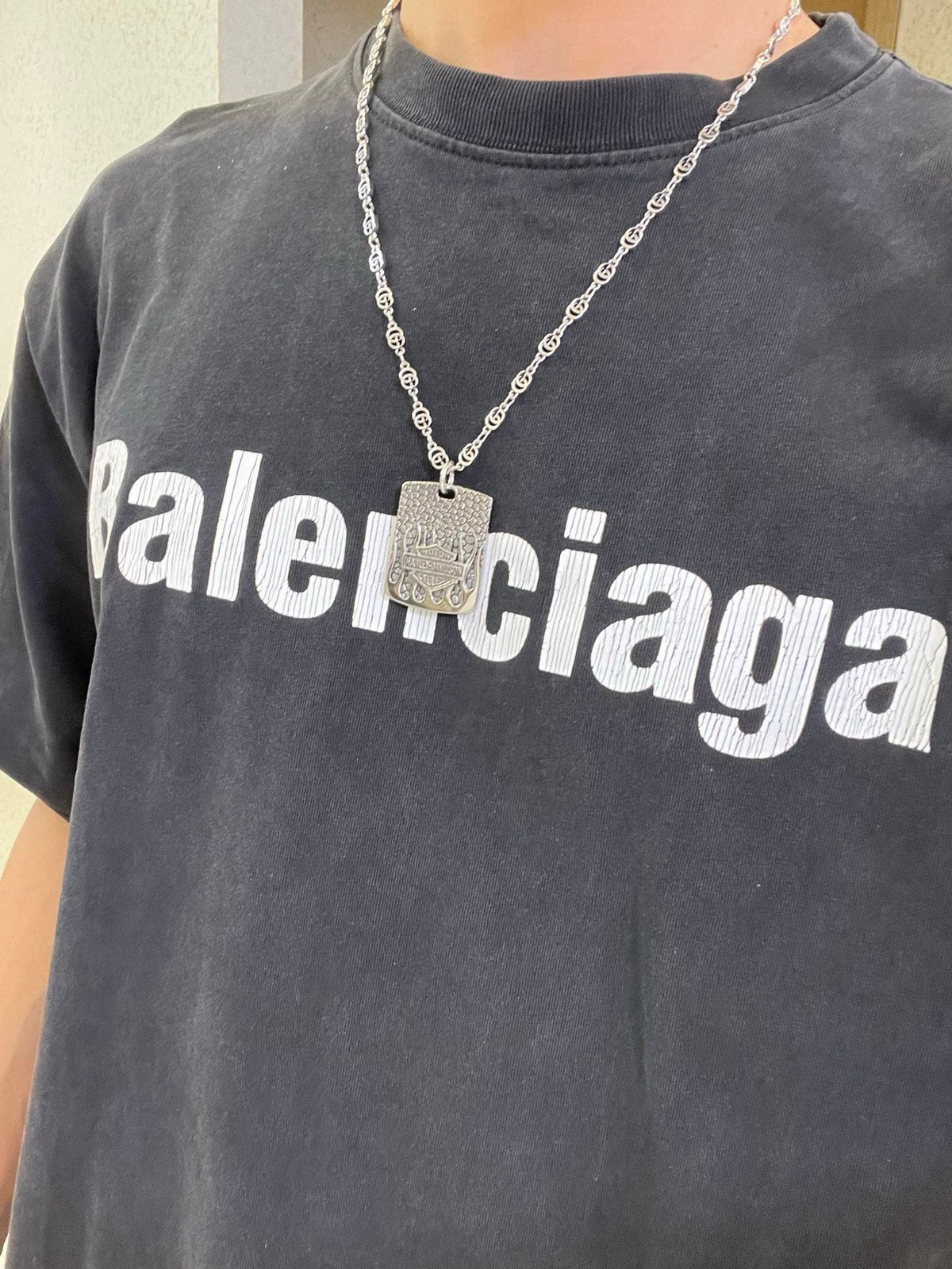 Gucci Anger Forest Chain Distressed Necklace – Style 85 - image 3