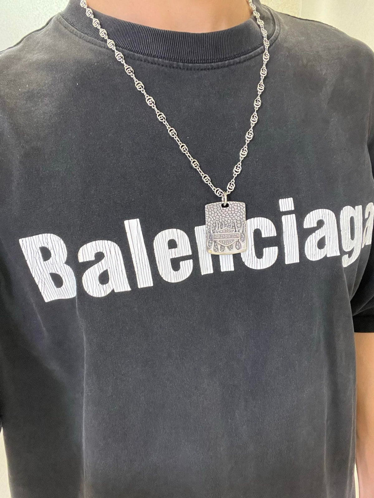 Gucci Anger Forest Chain Distressed Necklace – Style 85 - image 7