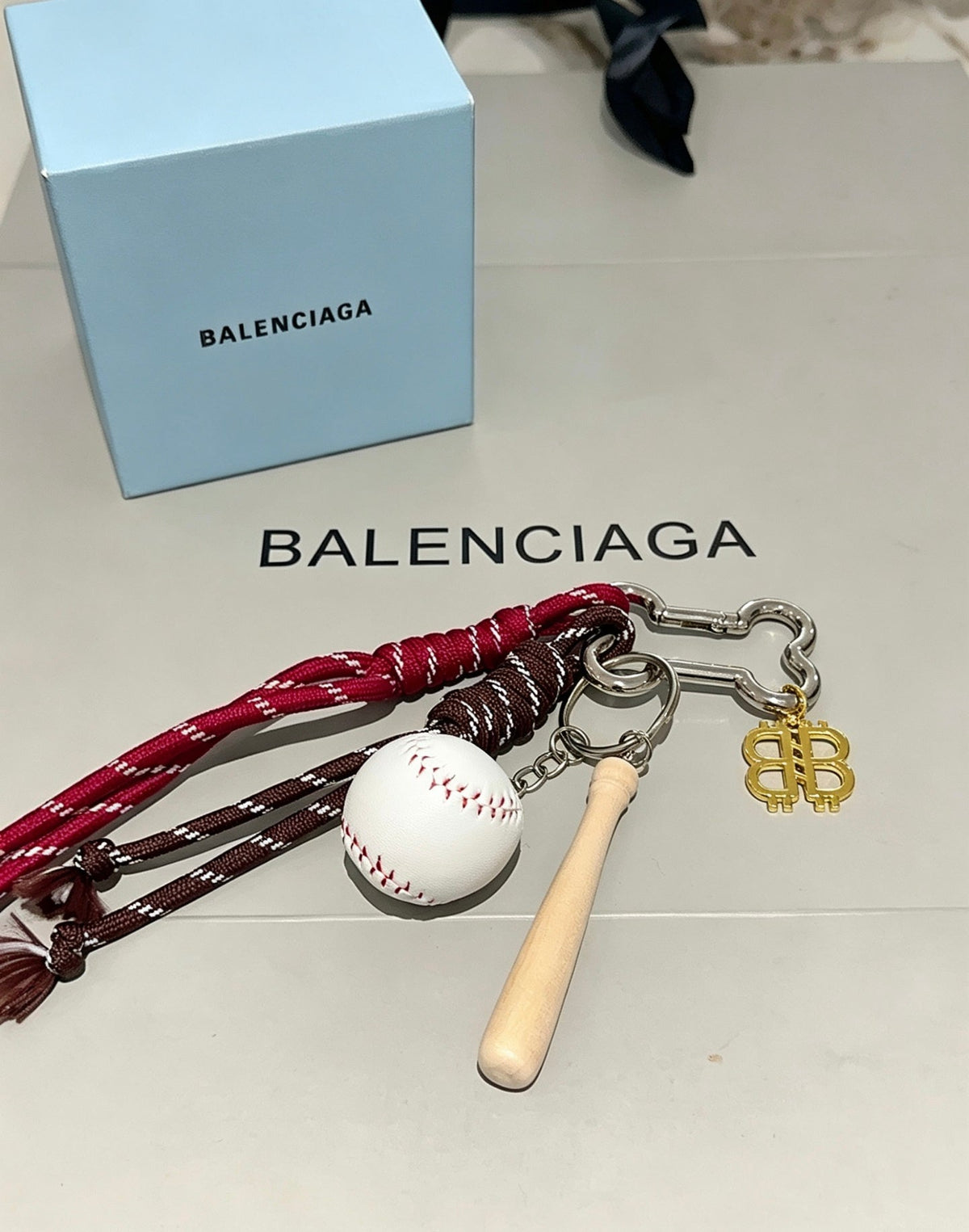 Balenciaga Distressed Keychain – Style 29 - image 3