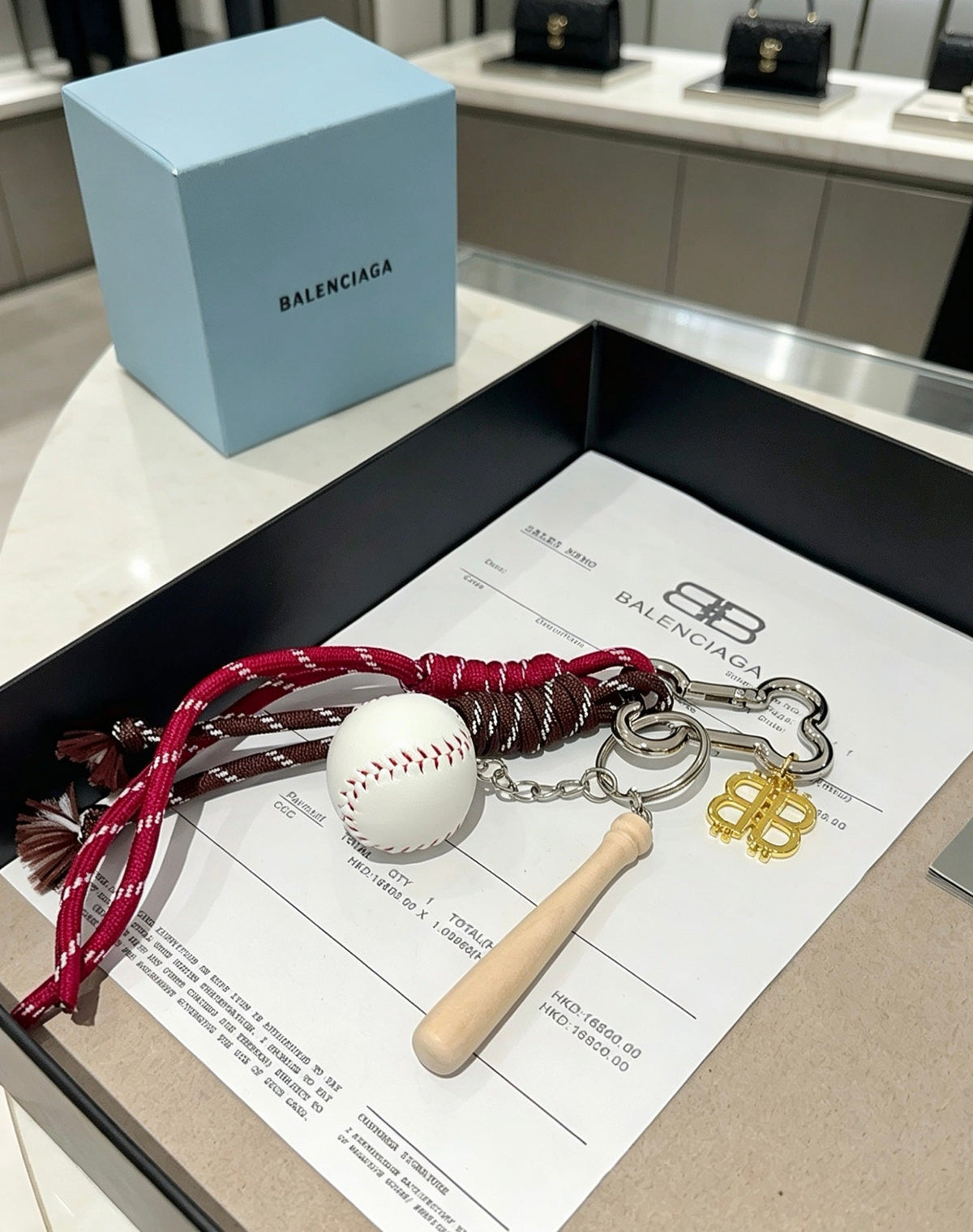 Balenciaga Distressed Keychain – Style 29 - image 4