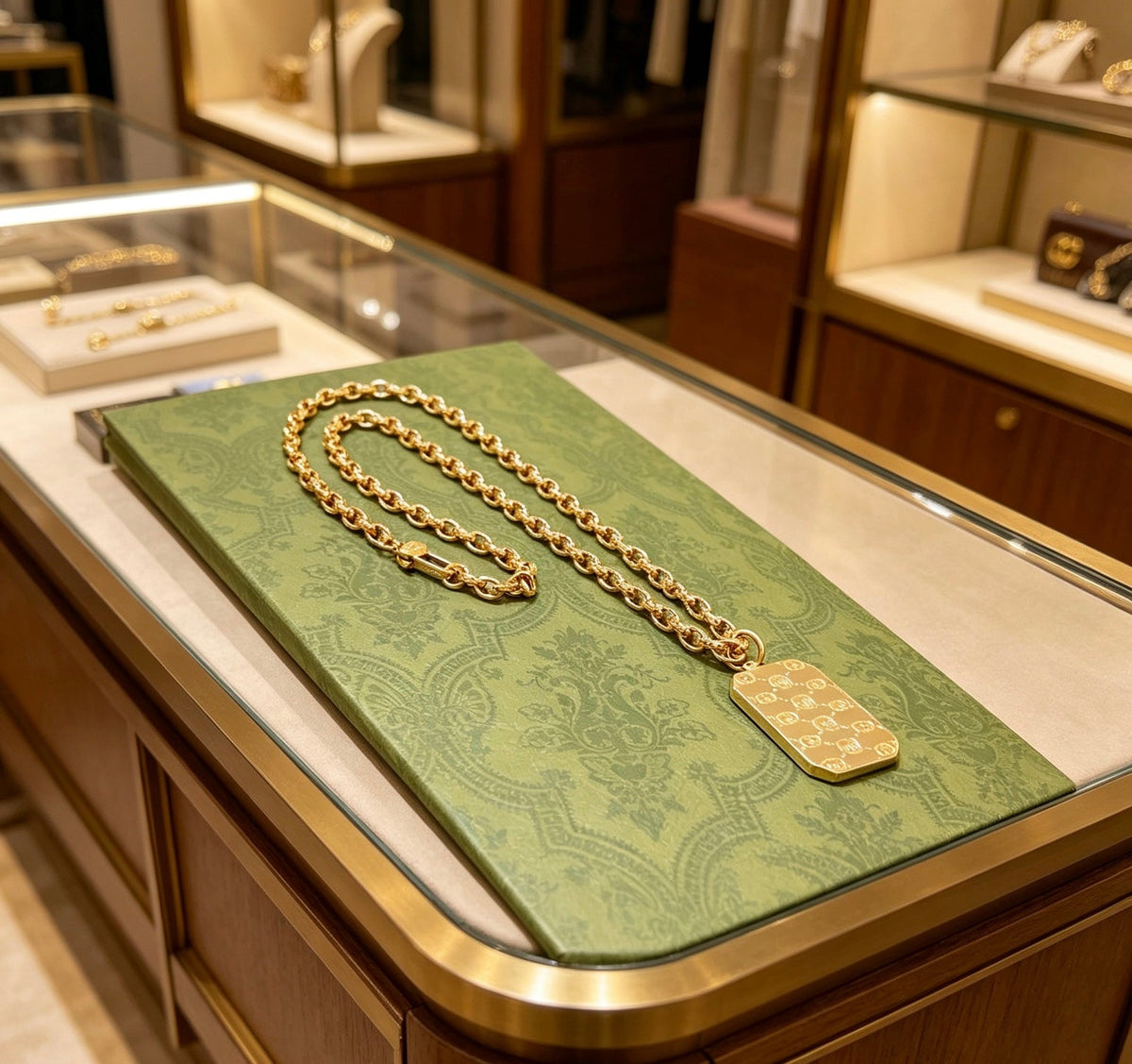 Gucci Anger Forest Chain Distressed Necklace – Style 63 - image 7