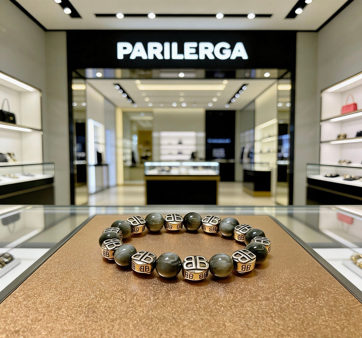 Balenciaga Distressed Vintage-Inspired Punk-Inspired Bracelet - image 2