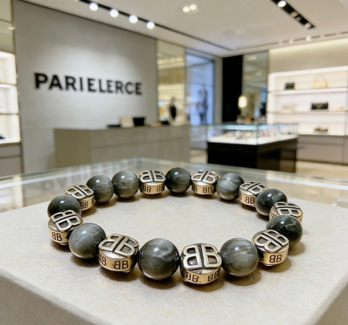 Balenciaga Distressed Vintage-Inspired Punk-Inspired Bracelet - image 8