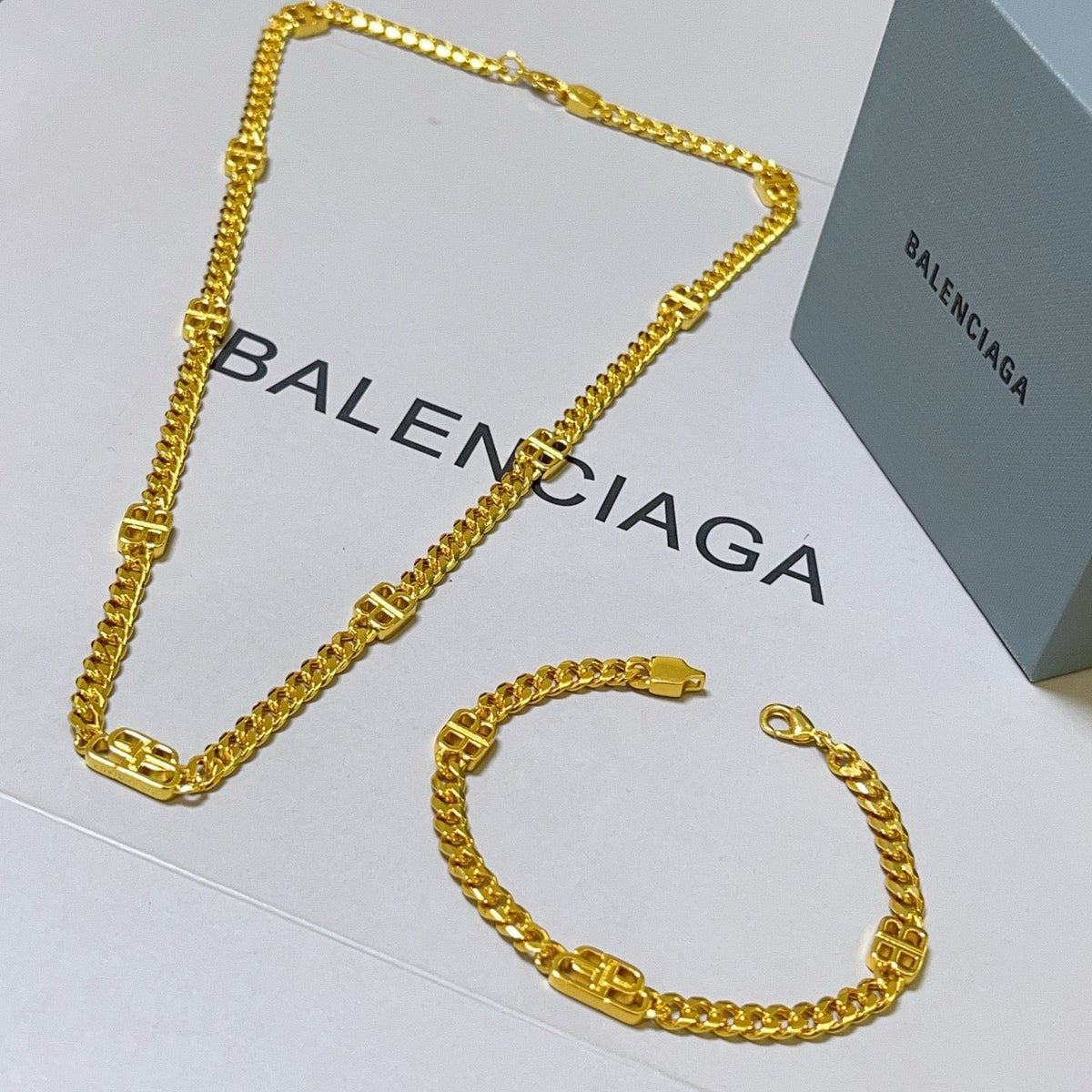 Balenciaga Spanish-Inspired Necklace & Bracelet Set - image 6